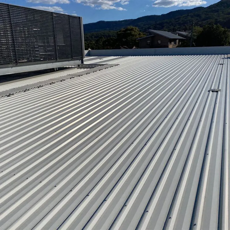 Colorbond roof on a modern home