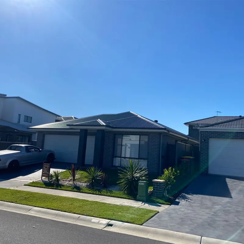 Street view of a home with a Colorbond roof