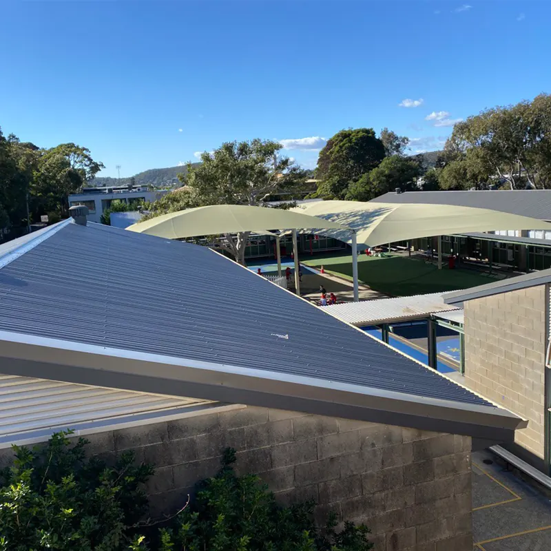 Colorbond roof edge and gutter
