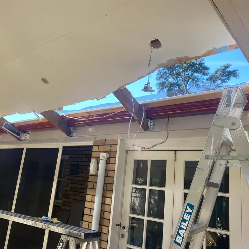 New gutter and fascia on a home